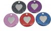 Best Selling Heart Glitter Design Pet Tags (HR-G, HP-G, HDB-G, HB-G, HPU-G) PK10 Best Selling Heart Glitter Design Pet Tags (HR-G, HP-G, HDB-G, HB-G, HPU-G) PK10