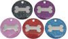 Best Selling Bone Glitter Pet Tags (HR-G, HP-G, HDB-G, HB-G, HPU-G) PK10 