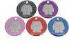 Best Selling Dog Face Glitter Pet Tags (DR-G, DP-G, DDB-G, DB-G, DPU-G) PK10 