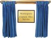  Presentation Curtain Hire royal blue colour