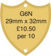 G6N Bright Gilt Annual Record Shield 