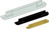  Plastic End Stops to fit the aluminium door and desk holder range (PK10 