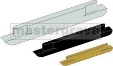  Plastic End Stops to fit the aluminium door and desk holder range (PK10 